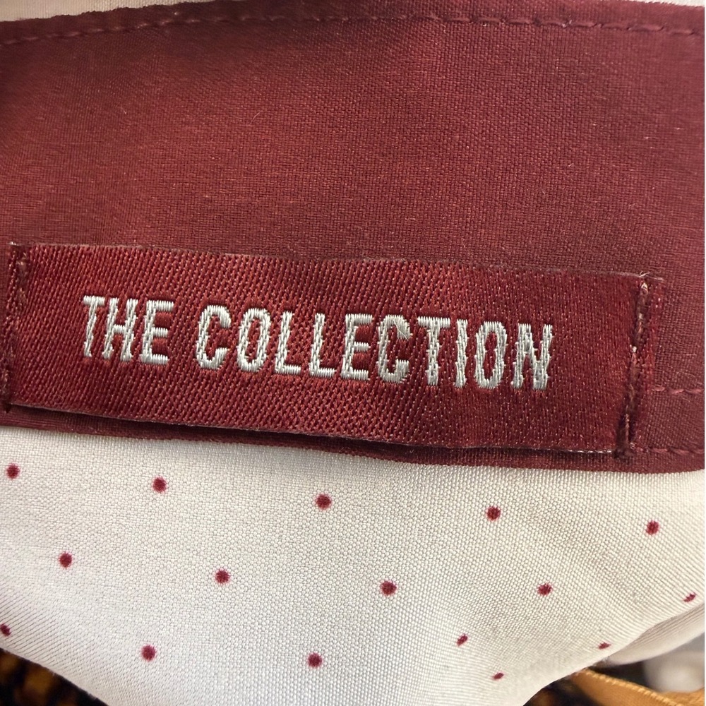 The Collection Texas A&M Aggies Mens Medium White Maroon Polka Dot Button Shirt - Picture 4 of 6